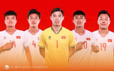 Các thành viên trong ban cán sự U23 Việt Nam.