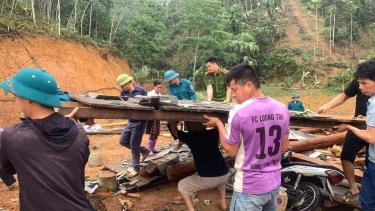 Lục Yên là địa phương liên tiếp 2 đợt thiệt hại do mưa to kèm dông lốc chỉ trong 3 ngày, từ 17-20/4 vừa qua.