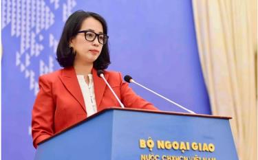 Người Phát ngôn Bộ Ngoại giao Việt Nam Phạm Thu Hằng.