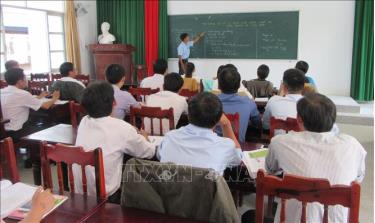 Lớp đào tạo tiếng dân tộc Raglai cho các bộ, công chức, viên chức tỉnh Ninh Thuận. Ảnh minh họa