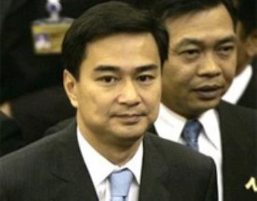 Thủ tướng Abhisit Vejjajiva của Thái Lan.