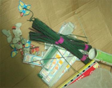 Một số loại pháo bị QLLT thu giữ.