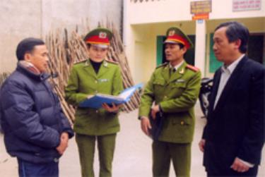 Triển khai kế hoạch đảm bảo an ninh trong dịp tết.