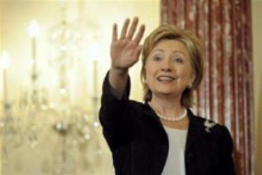 Ngoại trưởng Mỹ Hillary Clinton.