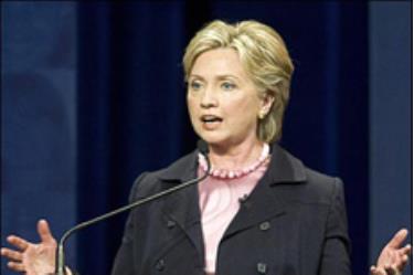 Ngoại trưởng Mỹ Hillary Clinton.