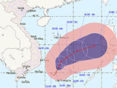 Bão số 1 có thể mạnh lên và đột ngột chuyển hướng