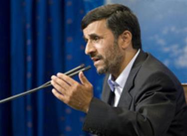 Tổng thống Iran Mahmoud Ahmadinejad.