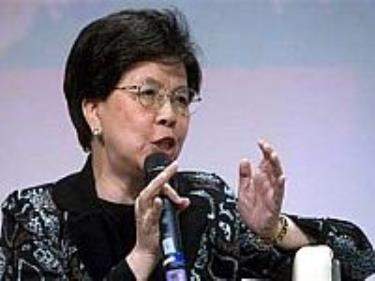 Tổng giám đốc Tổ chức Y tế thế giới Margaret Chan.