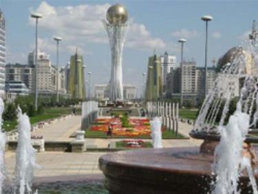 Một góc thủ đô Astana, Kazakhstan
