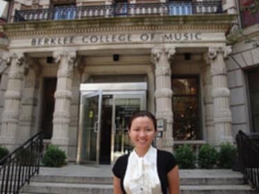 Thân Trọng Uyên Phương ở trường Berklee.