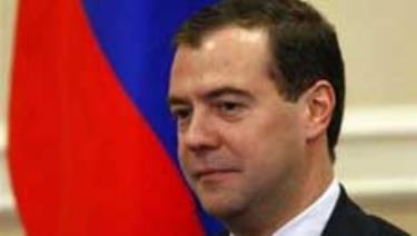 Tổng thống Nga Dmitry Medvedev.