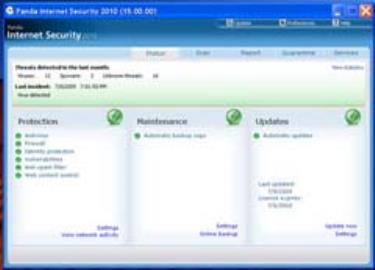 Panda Internet Security 2010 bảo vệ máy tính toàn diện hơn 
