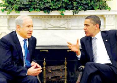 Thủ tướng Israel Benjamin Netanyahu và Tổng thống Mỹ B.Obama.
