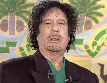 Tổng thống Gaddafi.