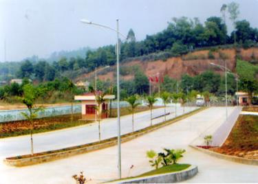 Kết cấu hạ tầng trong các khu công nghiệp không ngừng được hoàn thiện.