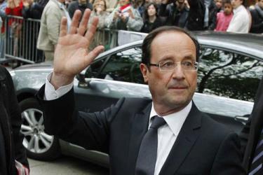 Tổng thống mới của Pháp Francois Hollande.
