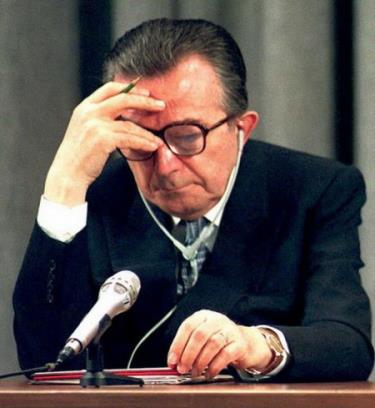 Cựu thủ tướng Ý Giulio Andreotti hồi năm 1991
