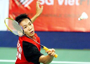 Tay vợt Tiến Minh.
