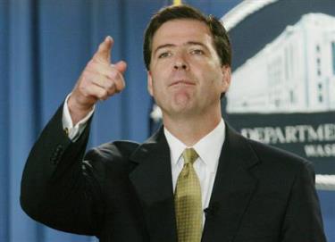 James Comey có thể sẽ thay thế ông Robert Mueller trở thành Giám đốc FBI.