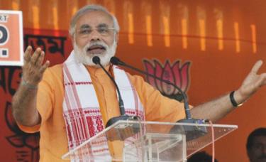 Tân thủ tướng Ấn Độ Narendra Modi.
