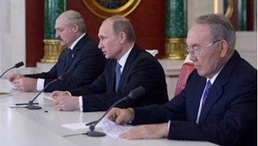 Các nhà lãnh đạo Nga, Kazakhstan và Belarus.