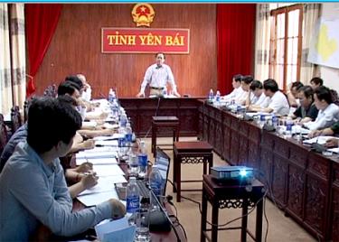 Đồng chí Tạ Văn Long – Phó chủ tịch Thường trực UBND tỉnh phát biểu chỉ đạo tại Hội nghị