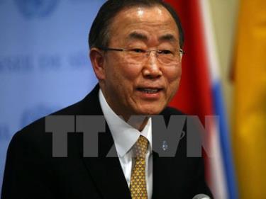 Tổng thư ký Liên hợp quốc Ban Ki-moon.