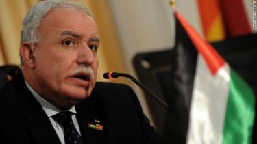 Ngoại trưởng Palestine Riyad al-Maliki.