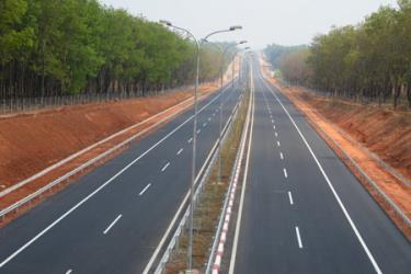 Một đoạn trên cao tốc thành phố Hồ Chí Minh - Long Thành - Dầu Giây.