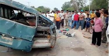 Hiện trường vụ tai nạn.