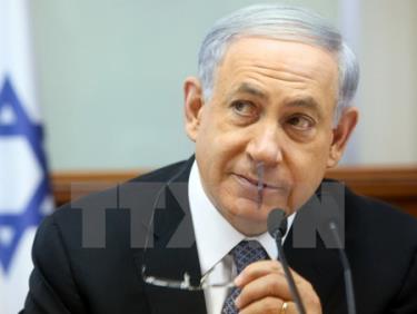 Thủ tướng Israel Benjamin Netanyahu tại phiên họp nội các ở thủ đô Jerusalem ngày 10/5.