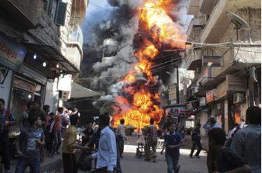 Xung đột Syria. Ảnh: Al Jazeera.
