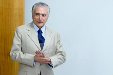 Tổng thống lâm thời Brazil Michel Temer.