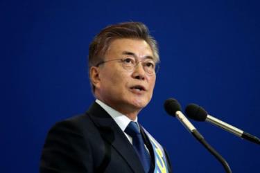 Tân Tổng thống Hàn Quốc Moon Jae-in.