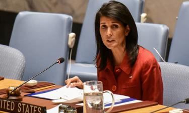 Đại sứ Mỹ tại Liên Hợp Quốc Nikki Haley.