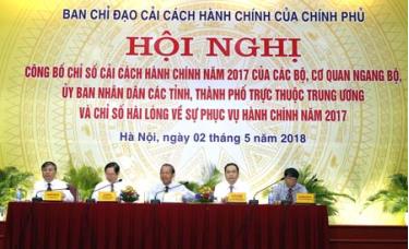 Hội nghị công bố chỉ số cải cách hành chính năm 2017.