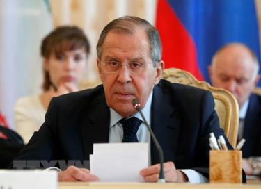 Ngoại trưởng Nga Sergey Lavrov.