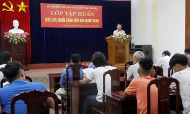 Quang cảnh lớp tập huấn.