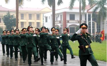 Cán bộ, đảng viên, chiến sỹ LLVT tỉnh quyết tâm thực hiện thắng lợi các chỉ thị, nghị quyết các cấp, phấn đấu xây dựng lực lượng chính quy, tinh nhuệ, từng bước hiện đại.