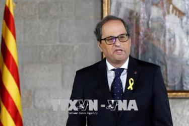 Thủ hiến Catalonia Quim Torra.