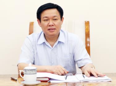 Phó Thủ tướng Vương Đình Huệ.