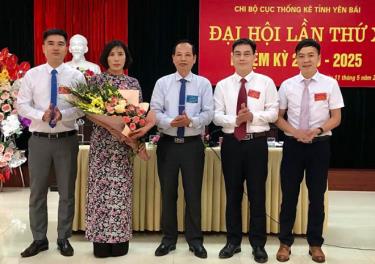 Các đại biểu bỏ phiếu bầu Ban chấp hành Chi bộ Cục Thống kê tỉnh nhiệm kỳ 2020 -2025.
