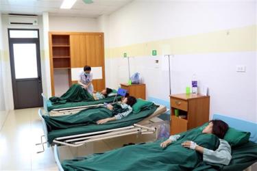 Các bệnh nhân đang điều trị tại Bệnh viện Đa khoa Cuộc sống.