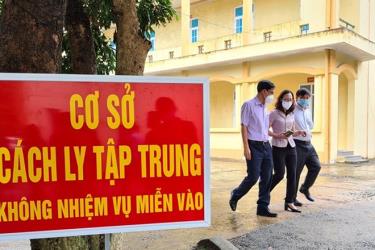 Bên trong một cơ sở cách ly tập trung tại tỉnh Yên Bái. (Ảnh: LĐO)