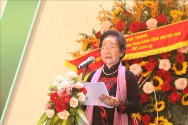 Nguyên Phó Chủ tịch nước Nguyễn Thị Doan. Ảnh tư liệu
