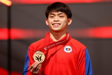 Carlos Yulo là niềm hy vọng vàng của thể thao Philippines ở SEA Games 32. Vào năm ngoái, anh đã giành 5 HCV, 2 HCB ở kỳ SEA Games tại Việt Nam