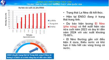 Hiện tượng El Nino khiến thời tiết ở nước ta ít đợt lạnh hơn và nhiệt độ trung bình các tháng cao hơn.