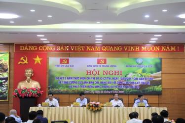 Hội nghị sơ kết 5 năm thực hiện Chỉ thị số 13-CT/TW, ngày 12/1/2017 của Ban Bí thư về tăng cường sự lãnh đạo của Đảng đối với công tác quản lý, bảo vệ và phát triển rừng vùng Trung du và miền núi Bắc Bộ - Ảnh: VGP