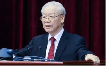 Tổng Bí thư Nguyễn Phú Trọng phát biểu bế mạc Hội nghị Trung ương giữa nhiệm kỳ