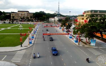 Thành phố Yên Bái phân luồng giao thông trong thời gian tổ chức chương trình Festival múa sạp tại khu vực Quảng trường 19/8 vào hồi 20h00' ngày 5/5/2024.
